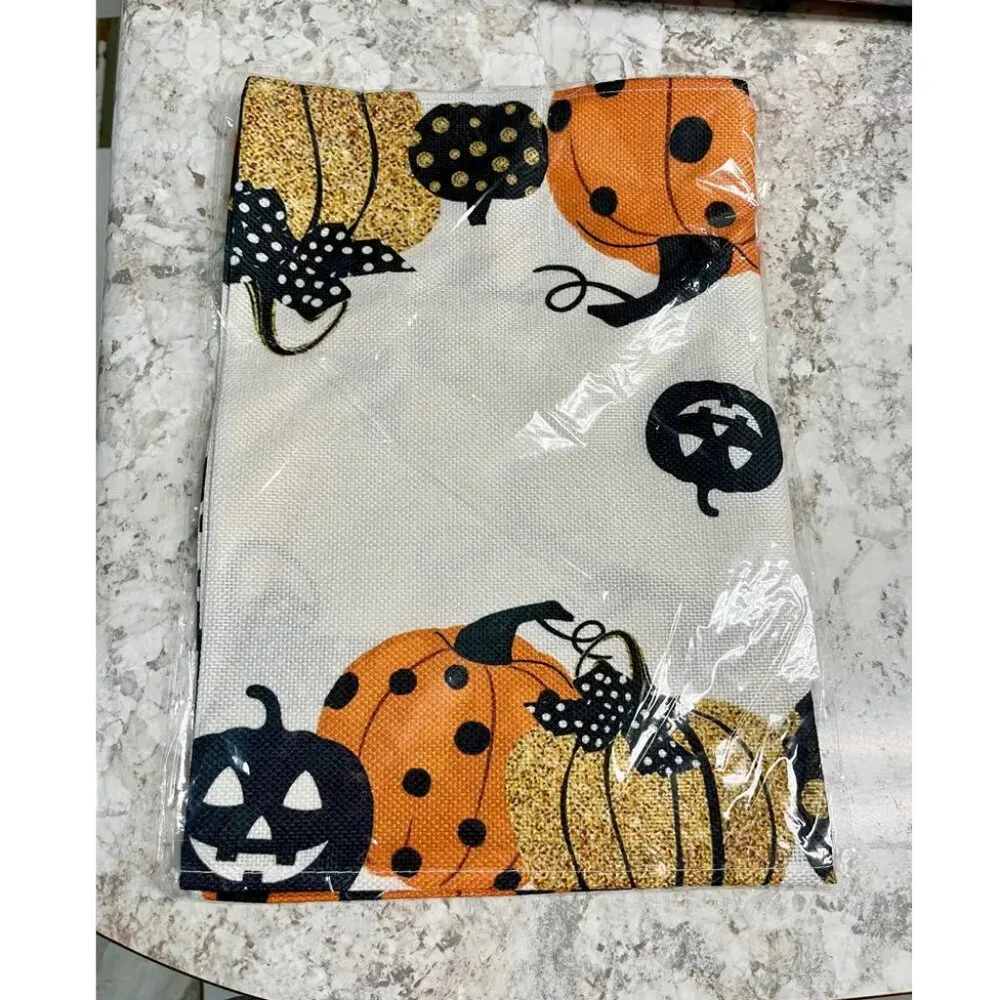 Fall Table Runner Decorative Cloth Halloween Party Decoration Pumpkin Decor 120